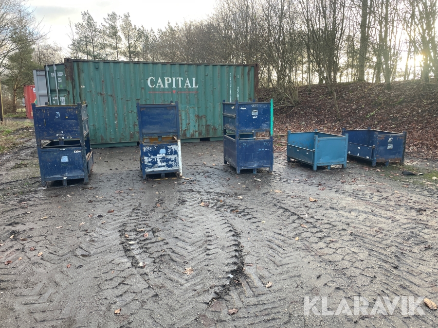 Metal container, Favrskov, Klaravik auktioner