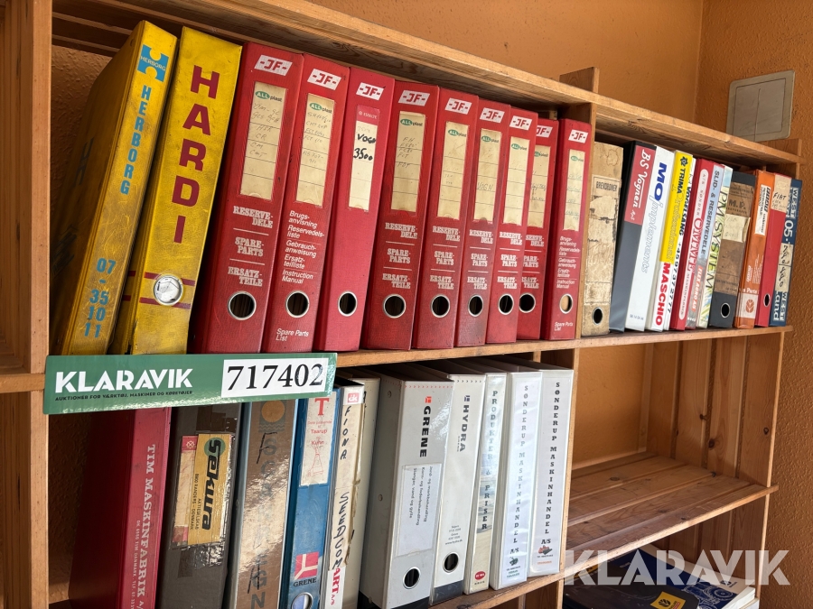 Værksstedsbøger - 33 blandet bøger