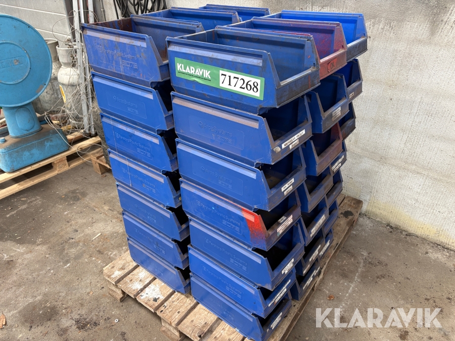 Opbevaringskasser - 42 styks