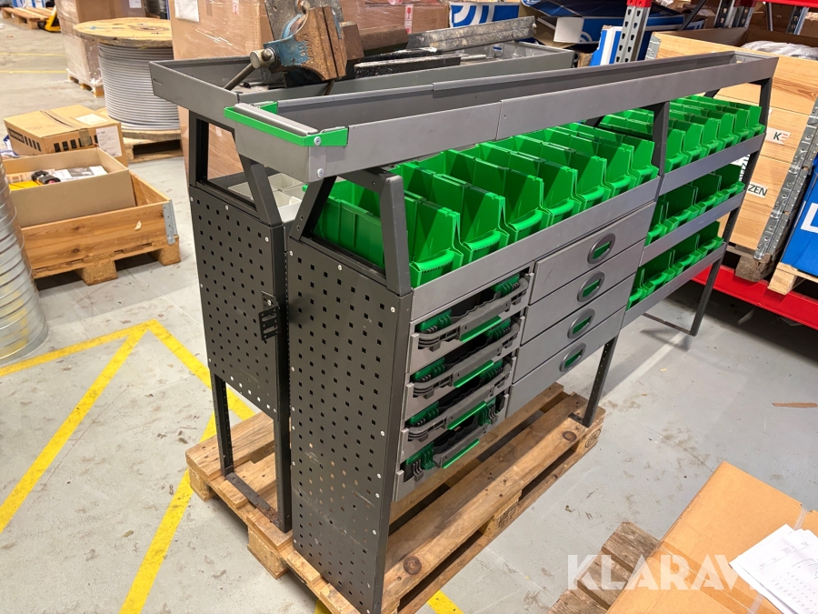 Inventar til kassebil System Edström - 2 dele