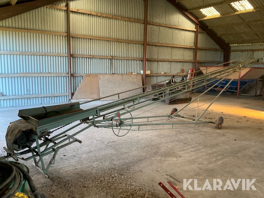 Transportbånd til halm