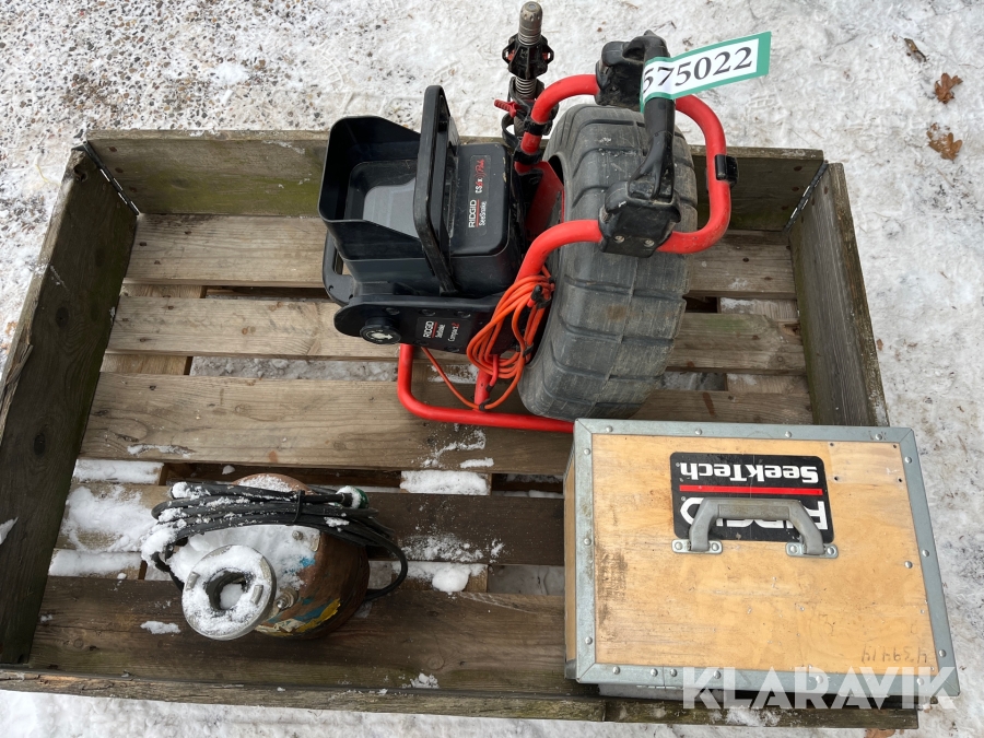 Kloakkamera Ridgid CS6x Seesnake med tilbehør og Dykpumpe