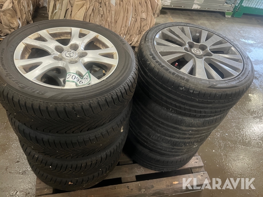 Alufælge Mazda Vinter/sommer 2 sæt 5 hul