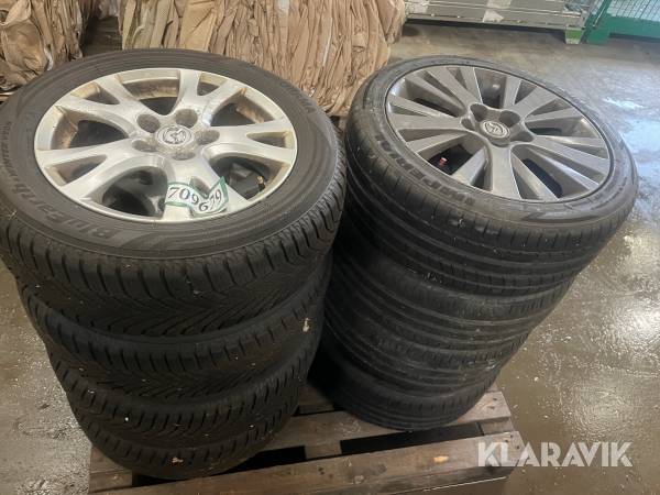 Alufælge Mazda Vinter/sommer 2 sæt 5 hul