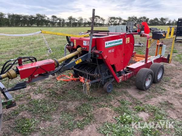Rundballepresser med indpakker Pöttinger Mb60
