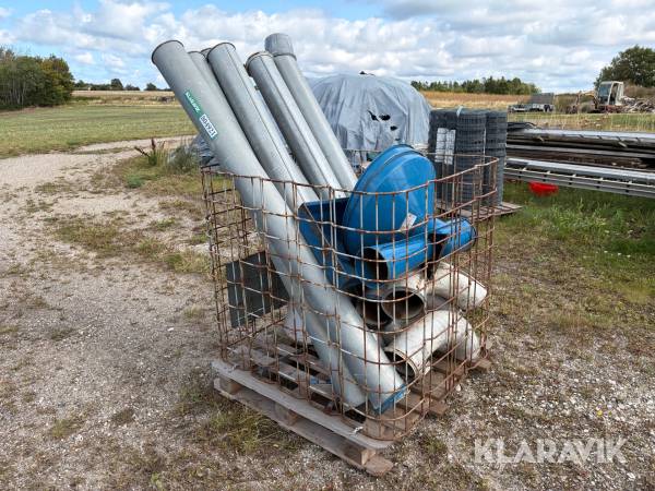 Kornblæser Sandby Smedie & Maskinhandel med rør og tilbehør uden motor