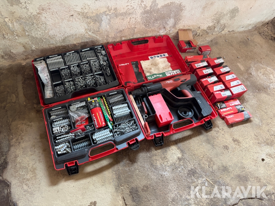 Søm pistol Hilti med tilbehør