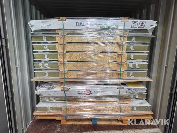 Branddøre Daloc S30 - 20 styk