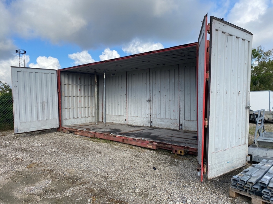 Container med sideåbning