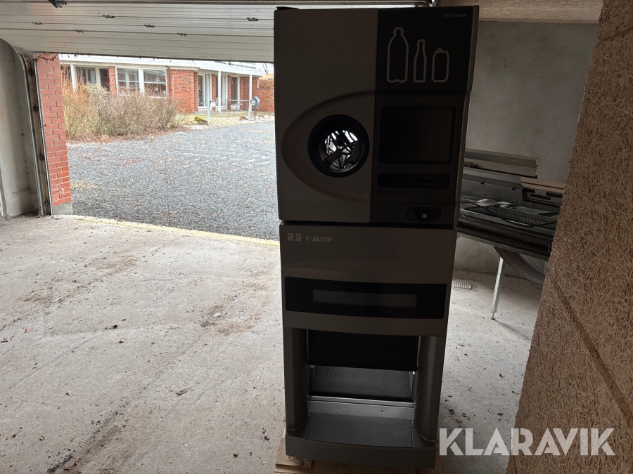 Komplet flaskeautomat Tomra T-820