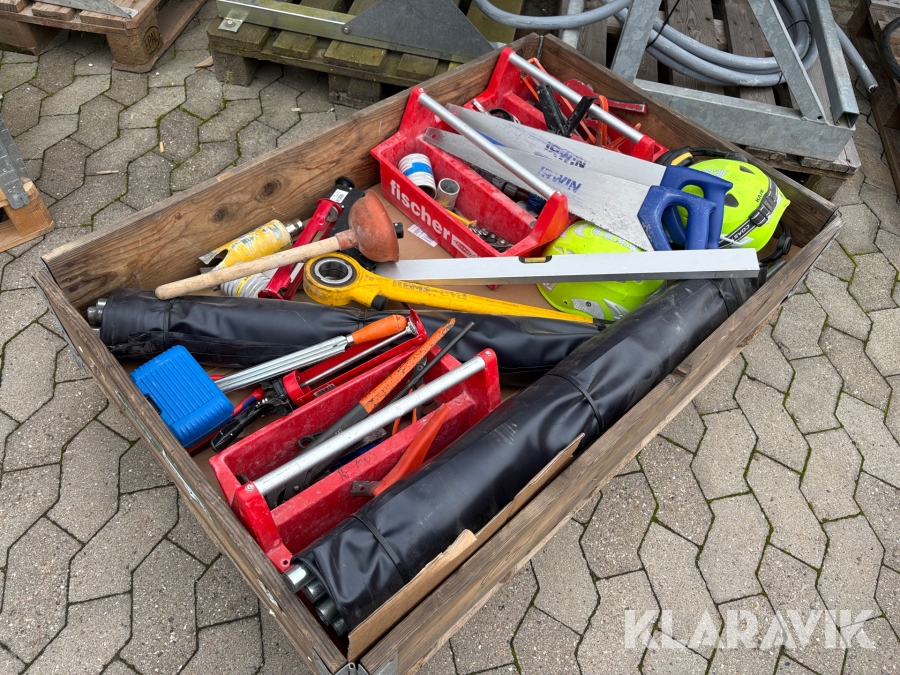 Assorteret værktøj - 1 palle