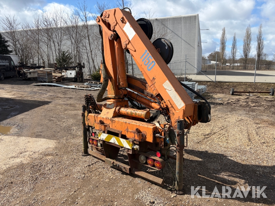 Kran HMF 1150 til lastbil