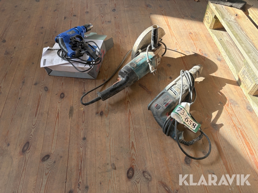 Håndværktøj Makita, Bosch, MAX - 3 enheder