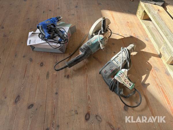 Håndværktøj Makita, Bosch, MAX - 3 enheder