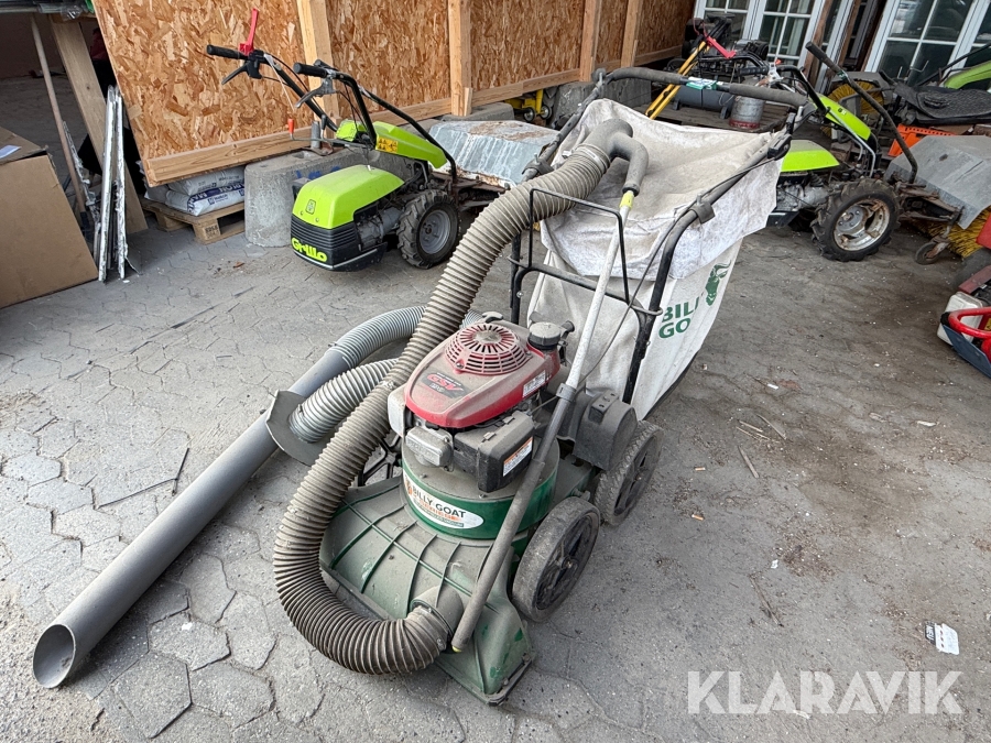 Løvsuger / løvopsamler Billy Goat K-Series med Honda GSV190 benzinmotor