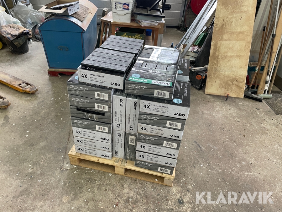 Komposit plader ca. 180 stk. JABO