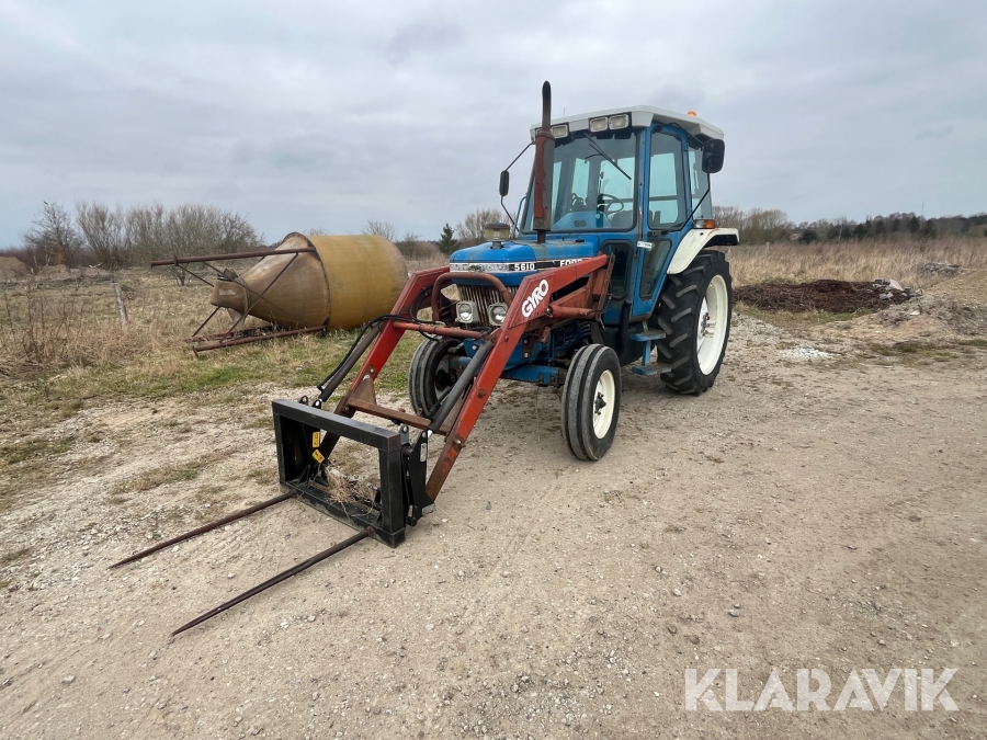 Traktor med frontlæsser Ford 5610