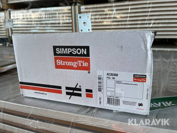 Bygningsbeslag Simpson Strong-tie 100 styk