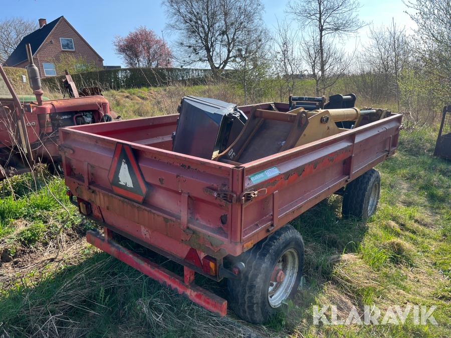 LOT: vogn med beco og BSV - S60 redskaber