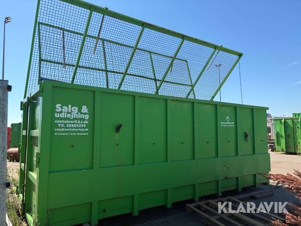 Container med hydraulisk låg ContainerKaj 20 fod 1 styk
