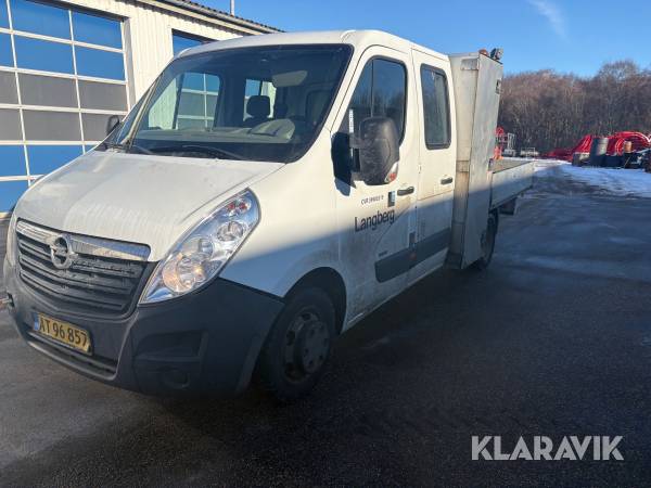 Mandskabsvogn Opel Movano 2,3 CDTi 136HK Chassis med tankanlæg