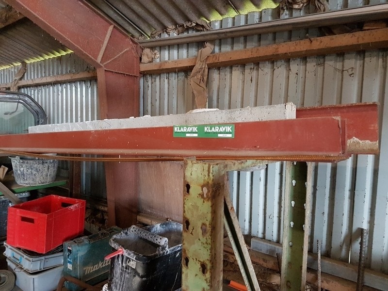 2 t bjælker   1x I bjælke 275 cm 2 betonbjælke 2 meter
