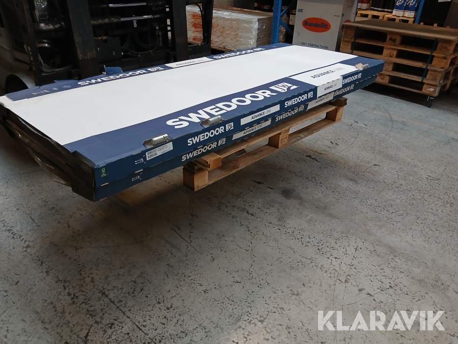 Dørblade Swedoor klimadør GW 63 mm 825x2040 mm BD30/35dB 2 styk