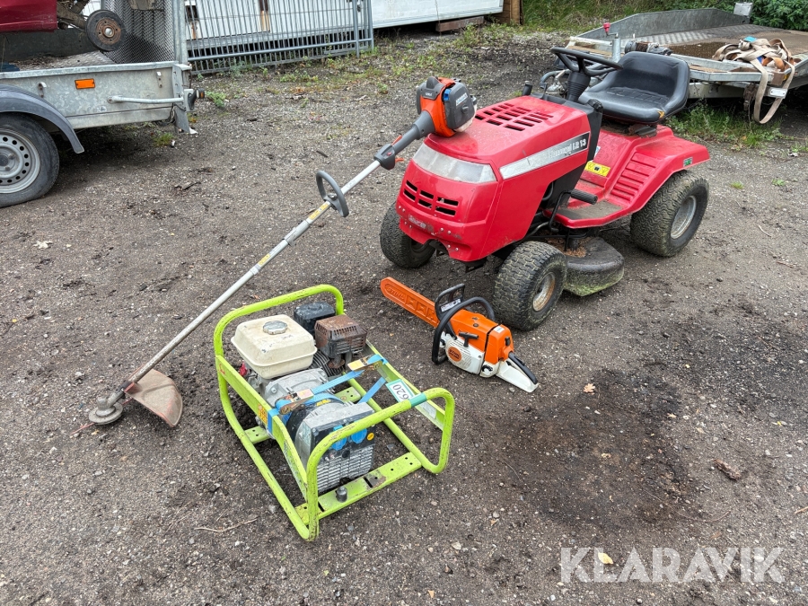 Havemaskiner Jonsered, Husqvarna, Stihl, Pramac, Stiga - 5 styk/enheder