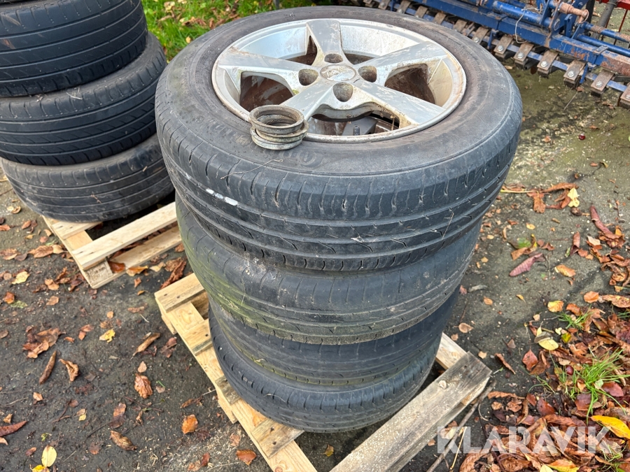 Dæk med fælg Continental 185/65 R15, 4 Styk