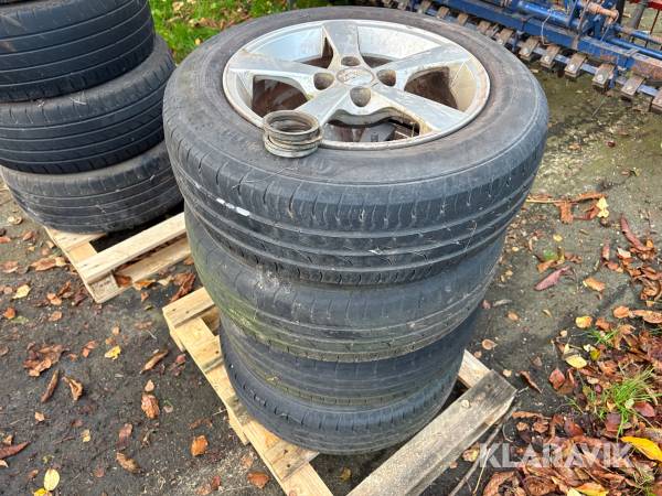 Dæk med fælg Continental 185/65 R15, 4 Styk