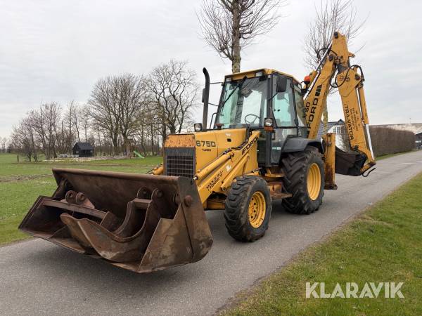 Rendegraver Ford 675D Turbo med skovlpakke