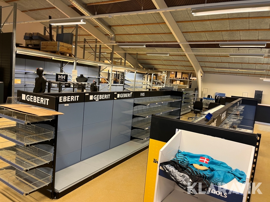 Værksteds/butik inventar