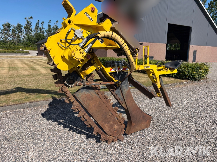 Hydraulisk kædegraver H314 - Hydrema fæste - 1 styk
