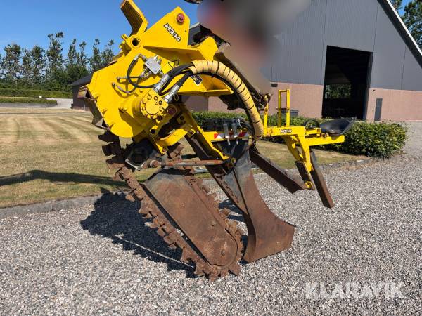 Hydraulisk kædegraver H314 - Hydrema fæste - 1 styk