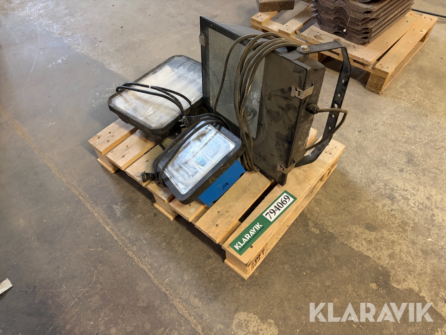 Arbejdslamper 3 styk