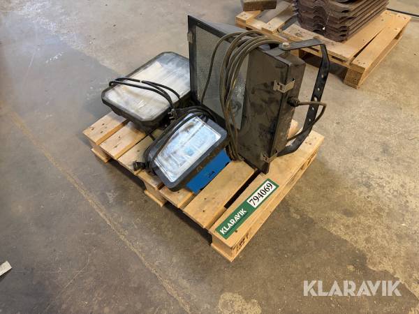 Arbejdslamper 3 styk