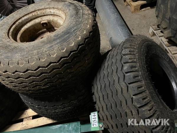 Dæk med følg BKT 400/60-15.5 3 styk