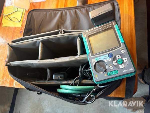 Strøm analysator Kyoritsu Model 6300