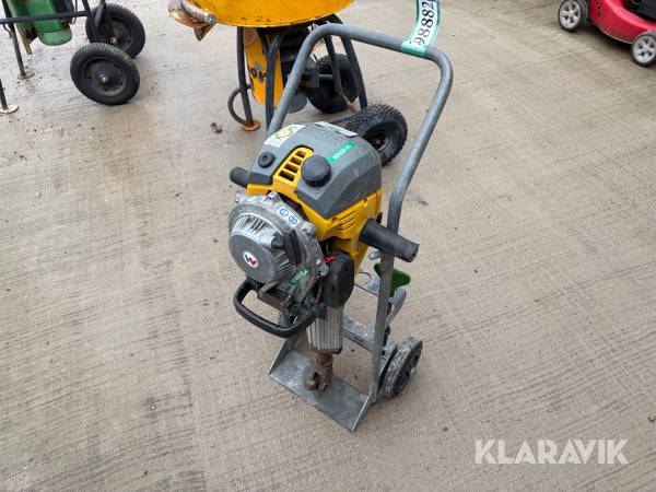 Borehammer med vogn Wacker Neuson