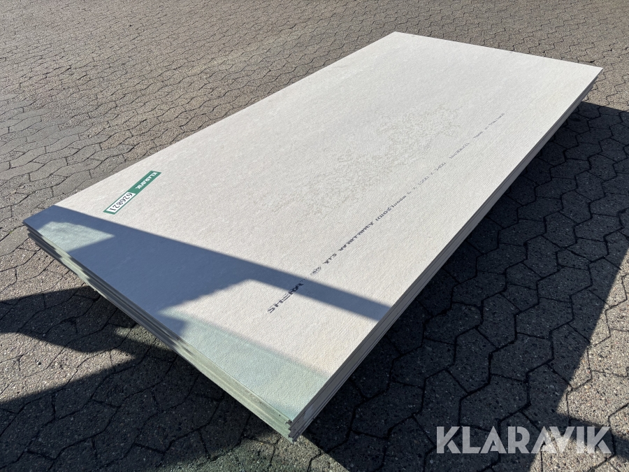 Fibercementplader Shera Board 6 × 120 × 240 cm, 18 Styk