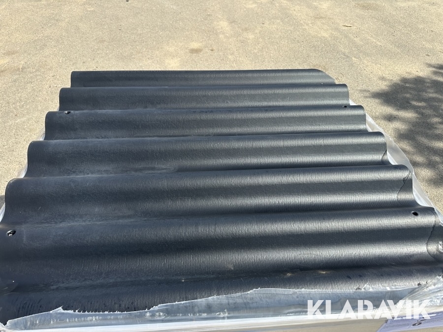 Bølgeplader Euronit 700T HJ/HU sort 75 styk