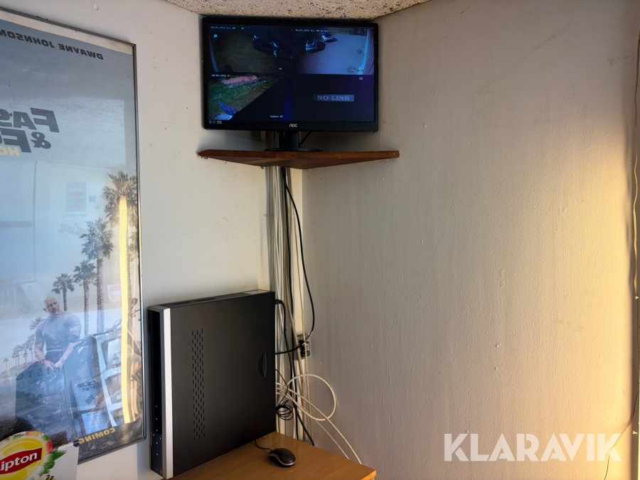 Overvågningssystem CamVision 4 kamera med harddisk