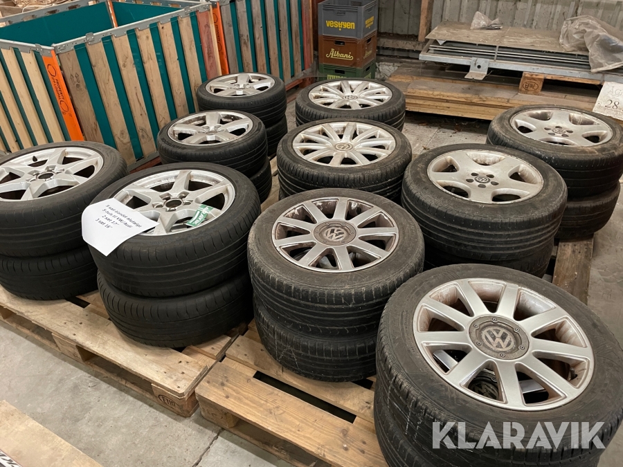 5 sæt VW alufælge VW 5x112/5x100