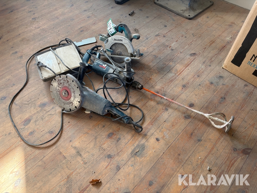 Håndværktøj Bosch Og Makita - 4 enheder