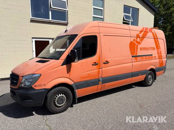 Varebil MERCEDES-BENZ SPRINTER 316 CDI KASSEVOGN LANG