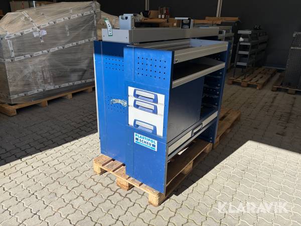 Reol til varevogn Plastipol Scheu - 2 enheder