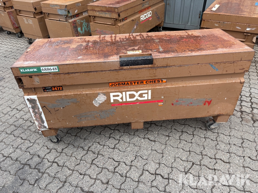 Værktøjs kasse 184x62x108cm RIDGID Jobmaster chest 2472