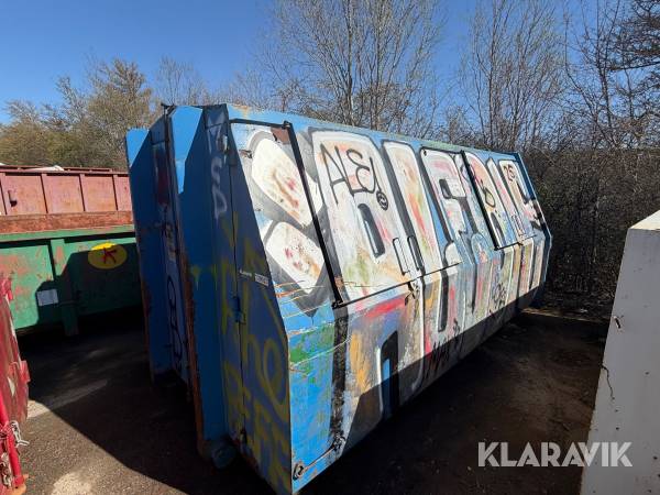 Container Lukket 4 dobbeltlåger samt dobbelt for- og bagdør