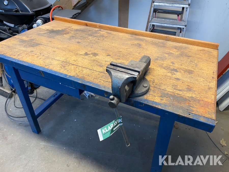 Værkstedsbord Blika 150x77, Odense, Klaravik auktioner
