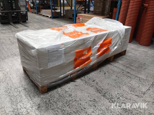 Gipsplader Fermacell retkantet cirka 90 m²